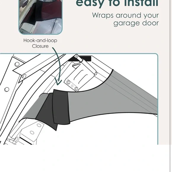 Festive Holiday Garage Door Mural with Red and Silver Ornaments - Picture 5 of 12